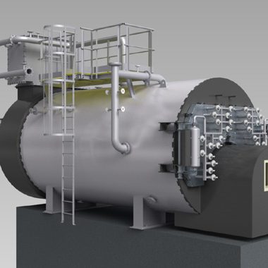 Caldaia a recupero a tubi da fumo